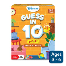Guess in 10 Junior board game themed Inside My House for ages 3 to 6