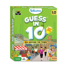 Guess in 10 All Around the Town board game for ages 6+ displayed on product page
