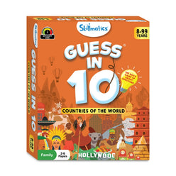 Guess in 10 Countries of the World board game box for trivia fun ages 8+