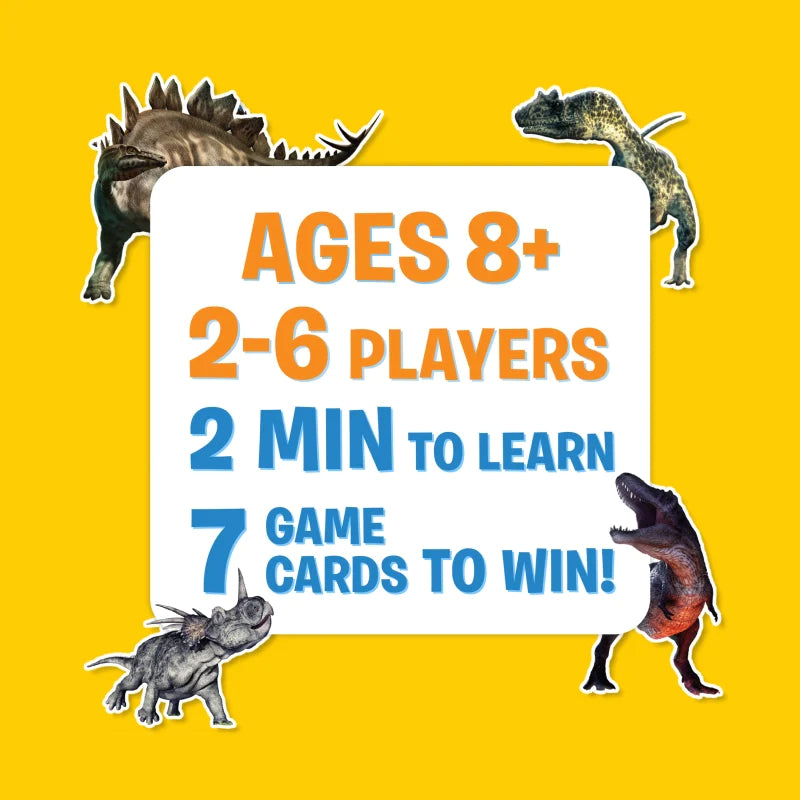 Dinosaur-themed game advertisement for Deadly Dinosaurs with vivid prehistoric imagery