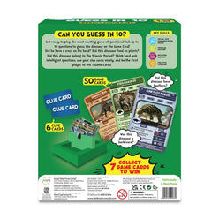 Guess in 10 Dinosaur Game from Guess in 10 Deadly Dinosaurs Trivia Card Game for Ages 8+