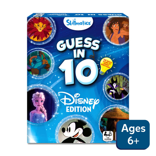 Guess in 10: Disney | Trivia card game (ages 6+)