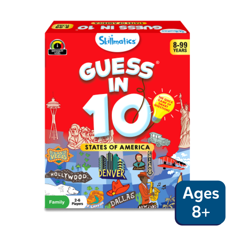 Guess in 10 States of America board game displayed on the States Of America product