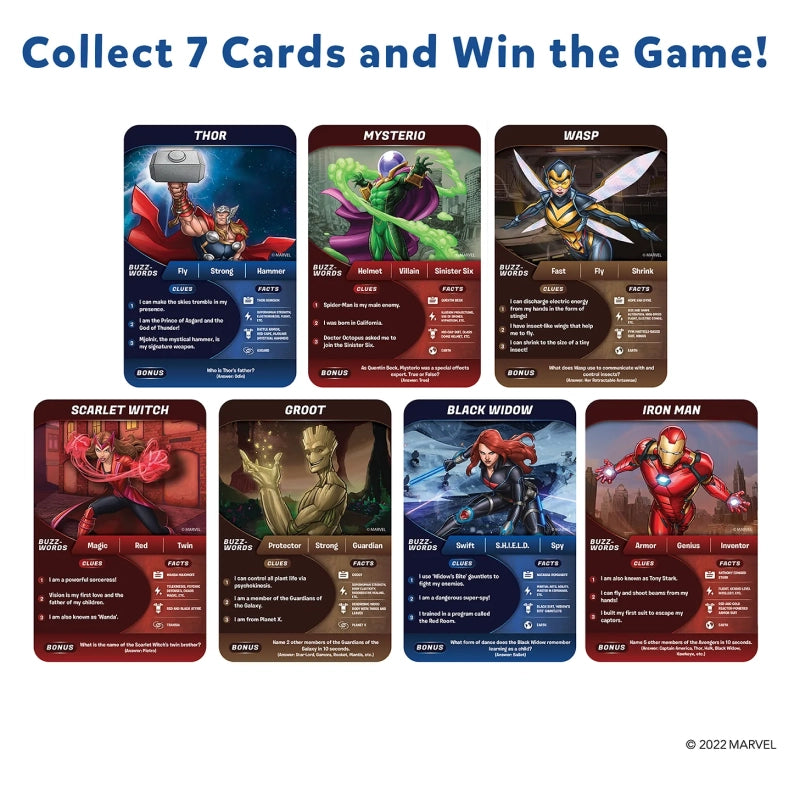 Guess in 10: Marvel | Trivia card game (ages 8+)