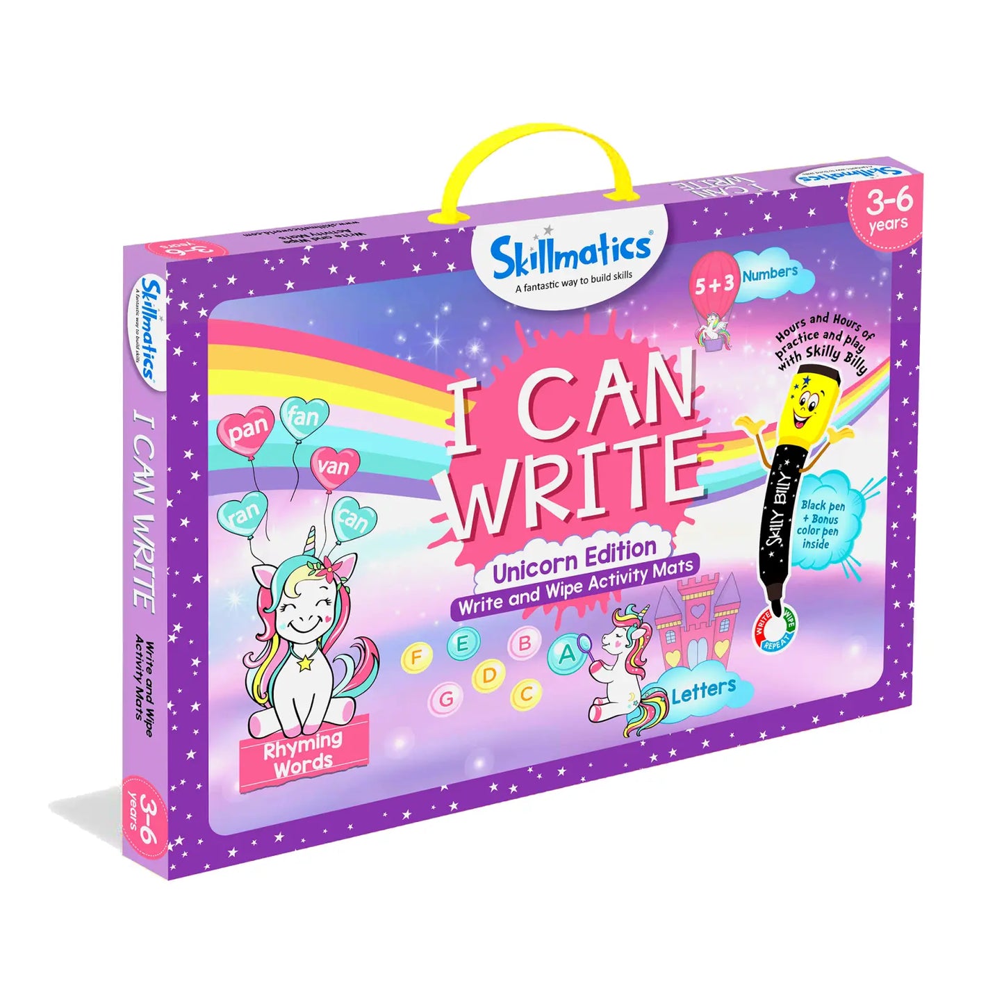 I Can Write Unicorn Edition | Reusable Activity Mats (ages 3-6)