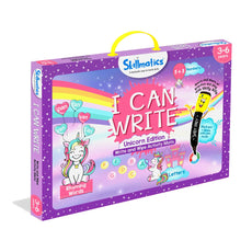 Skillmatics I Can Write Unicorn Edition reusable activity mats for ages 3 to 6