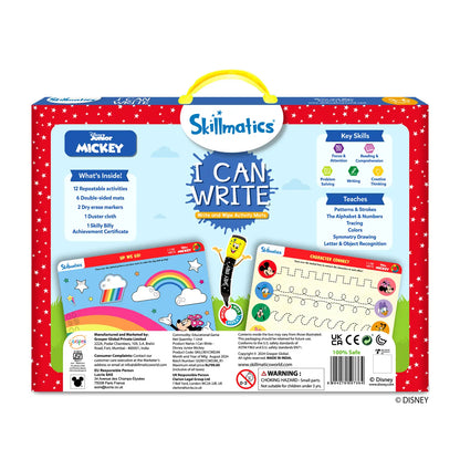 I Can Write: Disney Junior Mickey Mouse | Reusable Activity Mats (ages 3-6)