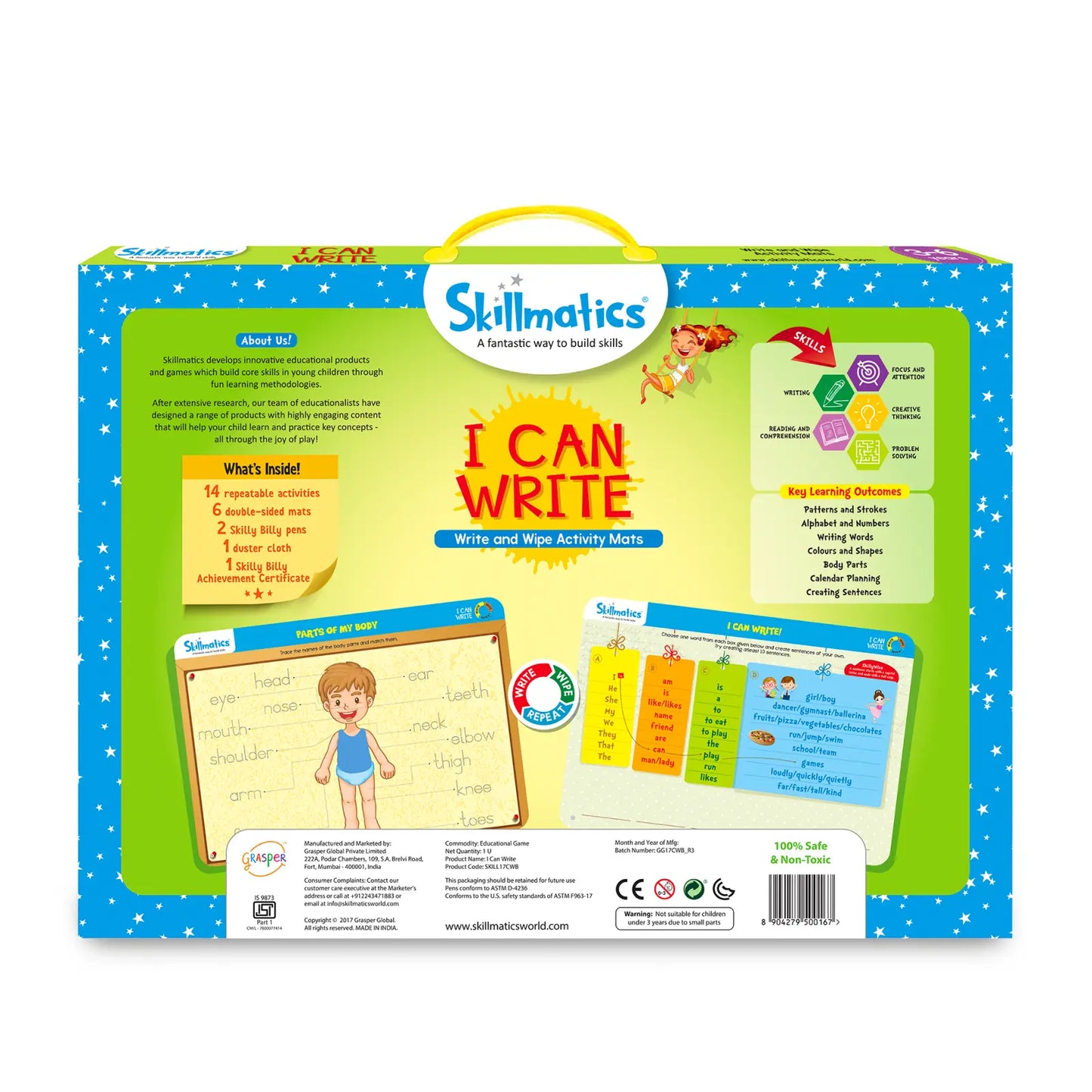 I Can Write | Reusable Activity Mats (ages 3-6)