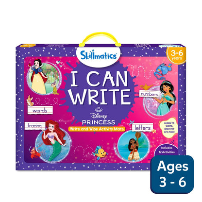 I Can Write: Disney Princess | Reusable Activity Mats (ages 3-6)