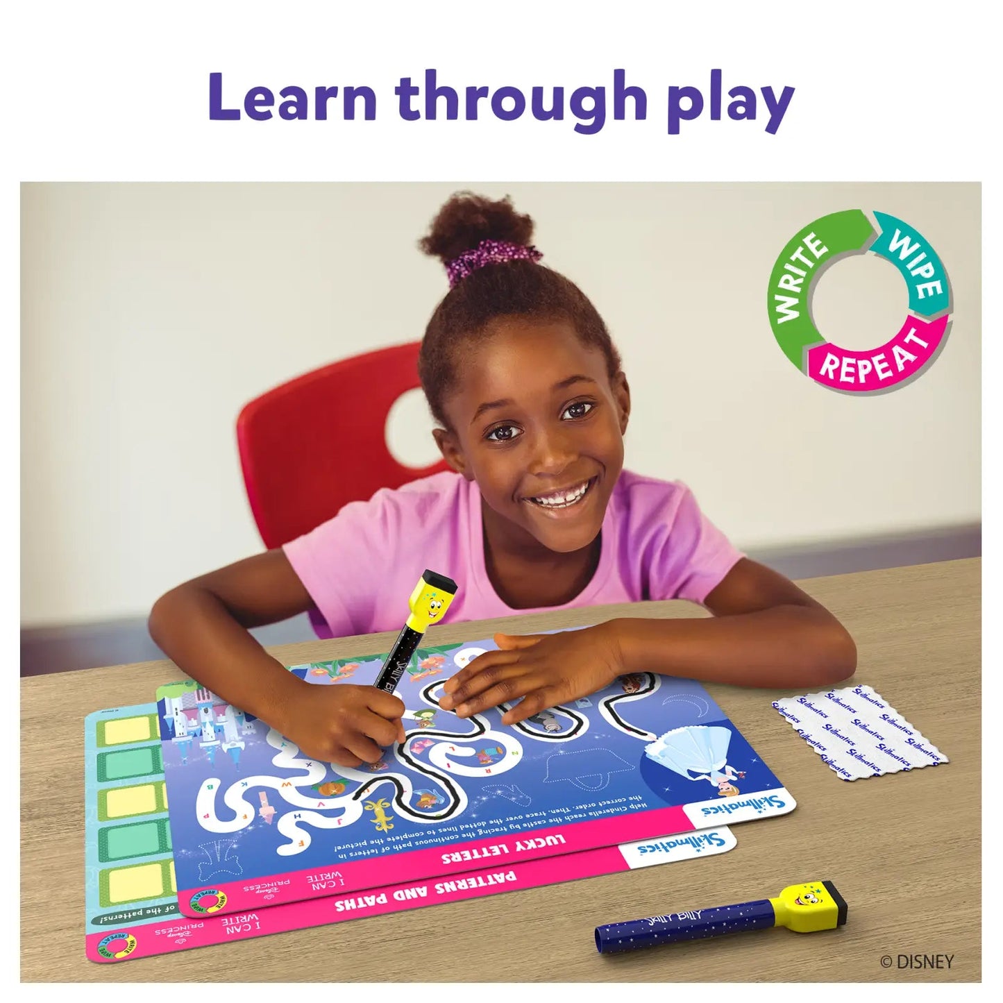 I Can Write: Disney Princess | Reusable Activity Mats (ages 3-6)