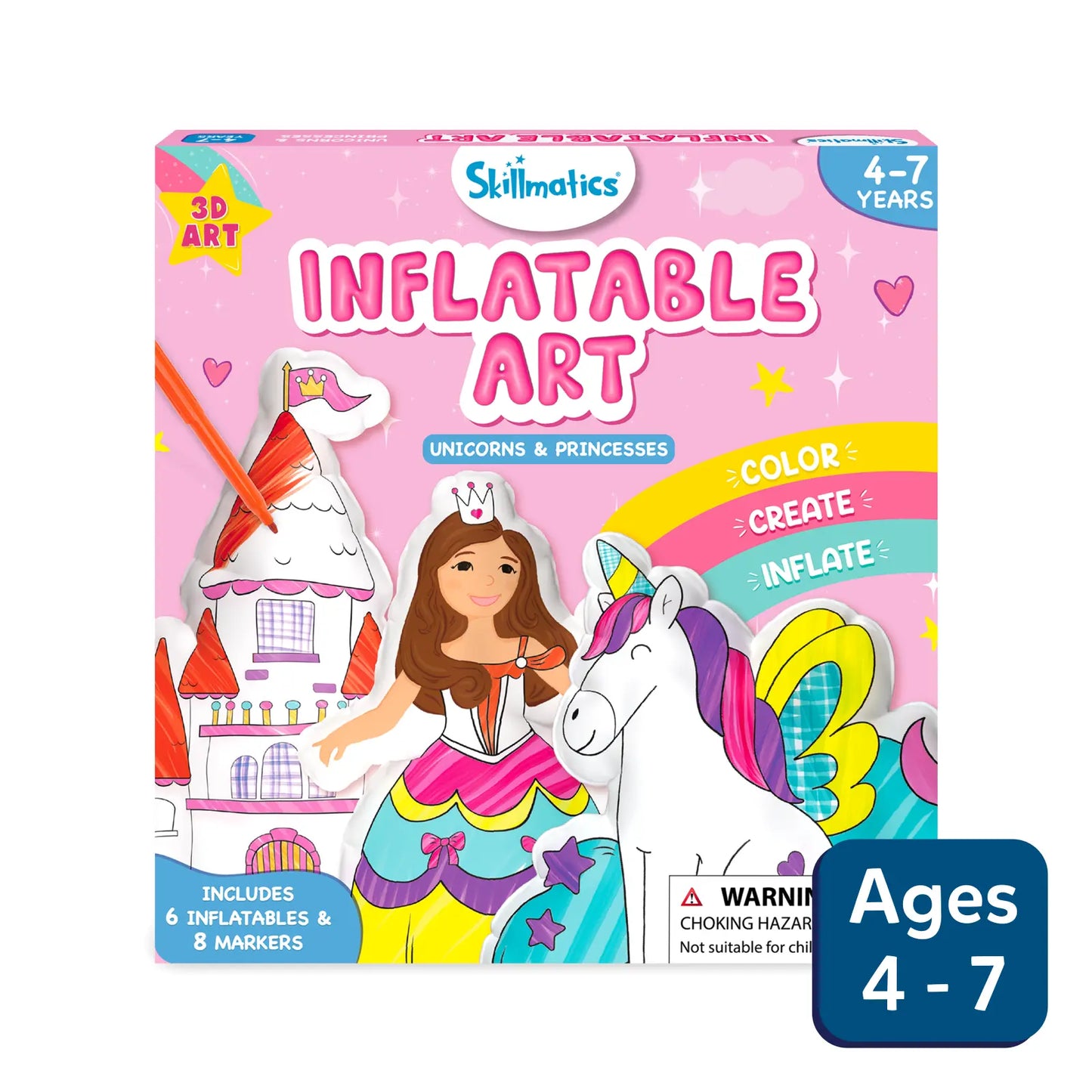 Inflatable Art | 3D Unicorns & Princesses (ages 4-7)