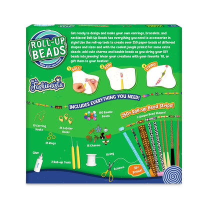 Roll-up Beads: Jungle Party | DIY Jewelry Kit (ages 6-13)