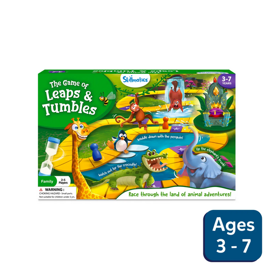 Leaps & Tumbles | Fun Family Board Game (ages 3+)