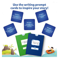 Writing prompt cards from My Storybook Art Kit All My Adventures for kids aged 5-10
