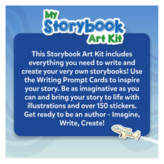 Storybook art kit advertisement for My Storybook Art Kit All My Adventures for ages 5-10