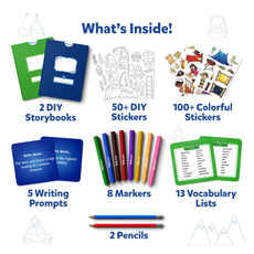 Children’s storytelling kit from My Storybook Art Kit All My Adventures for ages 5-10