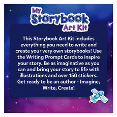 My Storybook Art Kit Space Explorers advertisement for kids ages 5-10