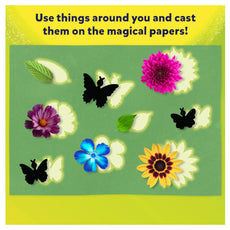 Botanical and butterfly shadow art scene from Magical Sun Art Sun Paper Art Kit