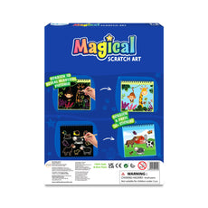 Magical Scratch Art Kit featuring Amazing Animals for kids ages 3 to 8