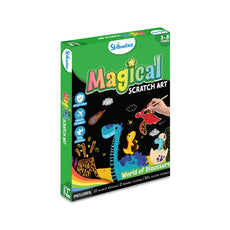 Skillmatics Magical Scratch Art kit for Dinosaur themes in World of Dinosaurs for kids ages 3-8