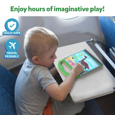 Child’s water-reveal coloring book from Magical Scratch Art World of Dinosaurs for ages 3-8