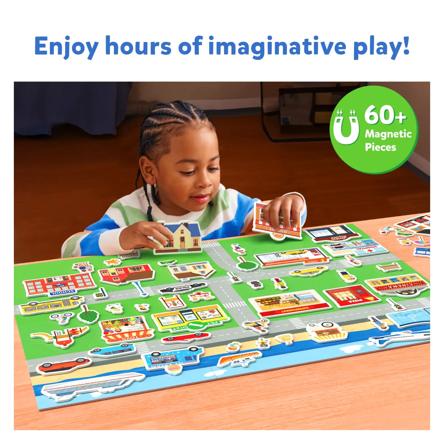 Magnetopia: Design Your City | Interactive Magnetic Pretend Play Set (ages 3-7)