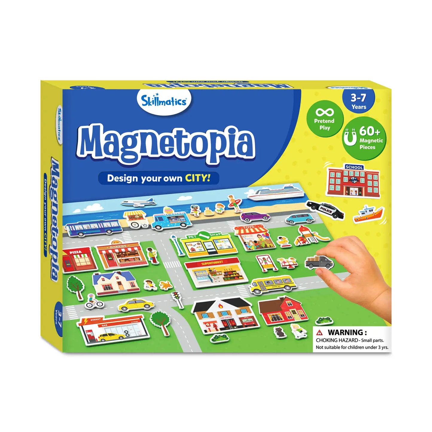 Magnetopia: Design Your City | Interactive Magnetic Pretend Play Set (ages 3-7)