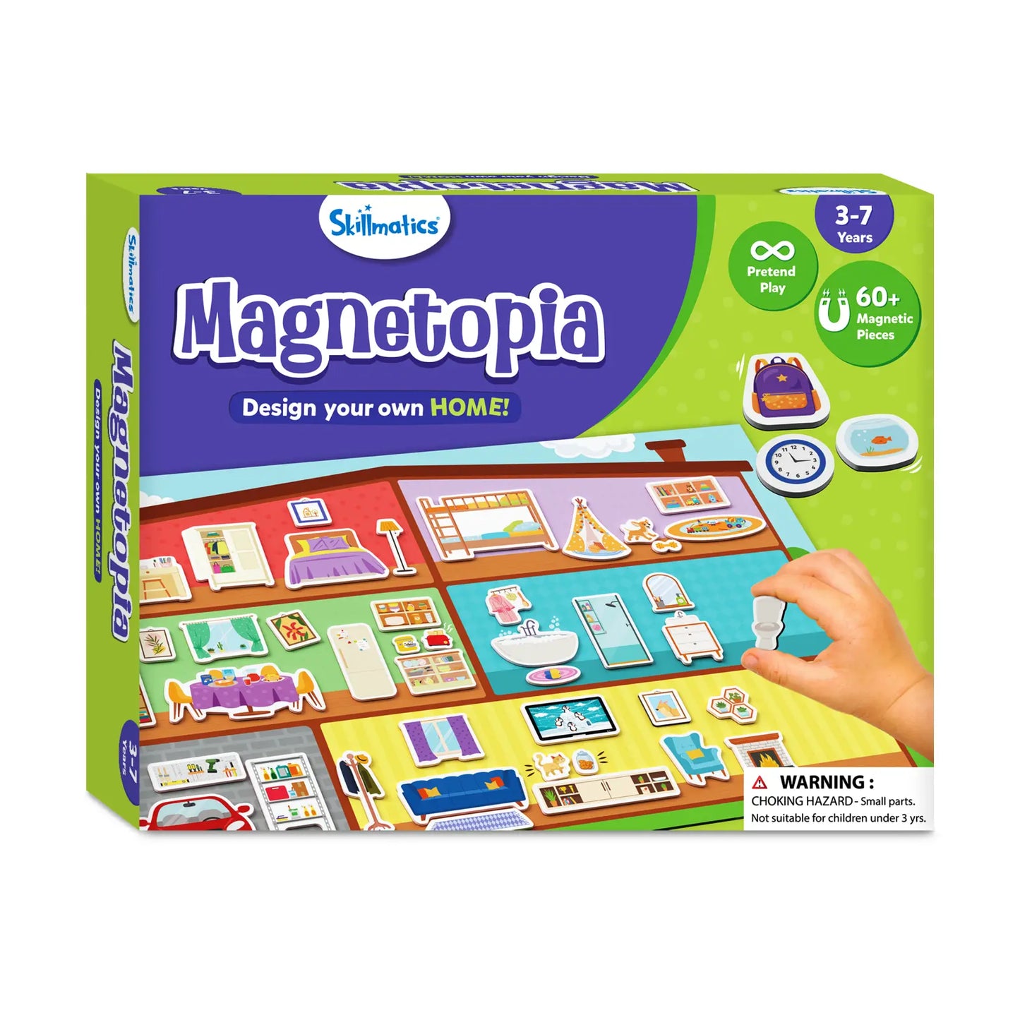 Magnetopia: Design Your House | Interactive Magnetic Pretend Play Set (ages 3-7)