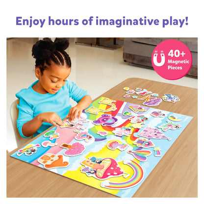 Magnetopia: Design Your Princess & Unicorn Land | Interactive Magnetic Pretend Play Set (ages 3-7)