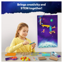 STEM building toy Marble Run Craft Kit DIY activity for ages 8-13