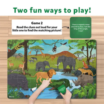 Piece & Play Amazing Animals | Jigsaw Puzzle (ages 3-7)