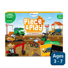Construction-themed floor puzzle for young children from Piece & Play Construction Site collection