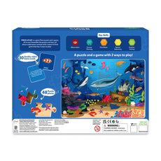 Underwater-themed puzzle box featuring colorful marine animals for kids ages 3-7
