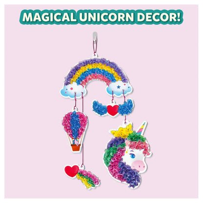 Colorful unicorn-themed mobile from Poke-in Art Magical Unicorn Dream Decor for kids