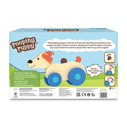 Pooping Puppy | Pull-along Toddler Toy (18 months+)