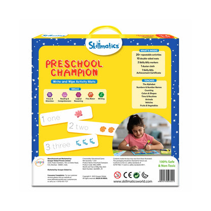 Write and Wipe - Preschool Champion