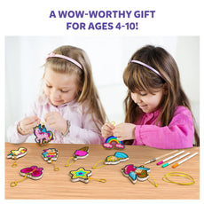 Children’s craft kit Aqua Puffs Princesses and Unicorns 3D Art Kit for kids ages 4+