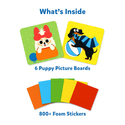 Fun with Foam: Puppies! | No Mess Sticker Art (ages 3-7)