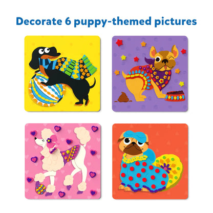 Fun with Foam: Puppies! | No Mess Sticker Art (ages 3-7)