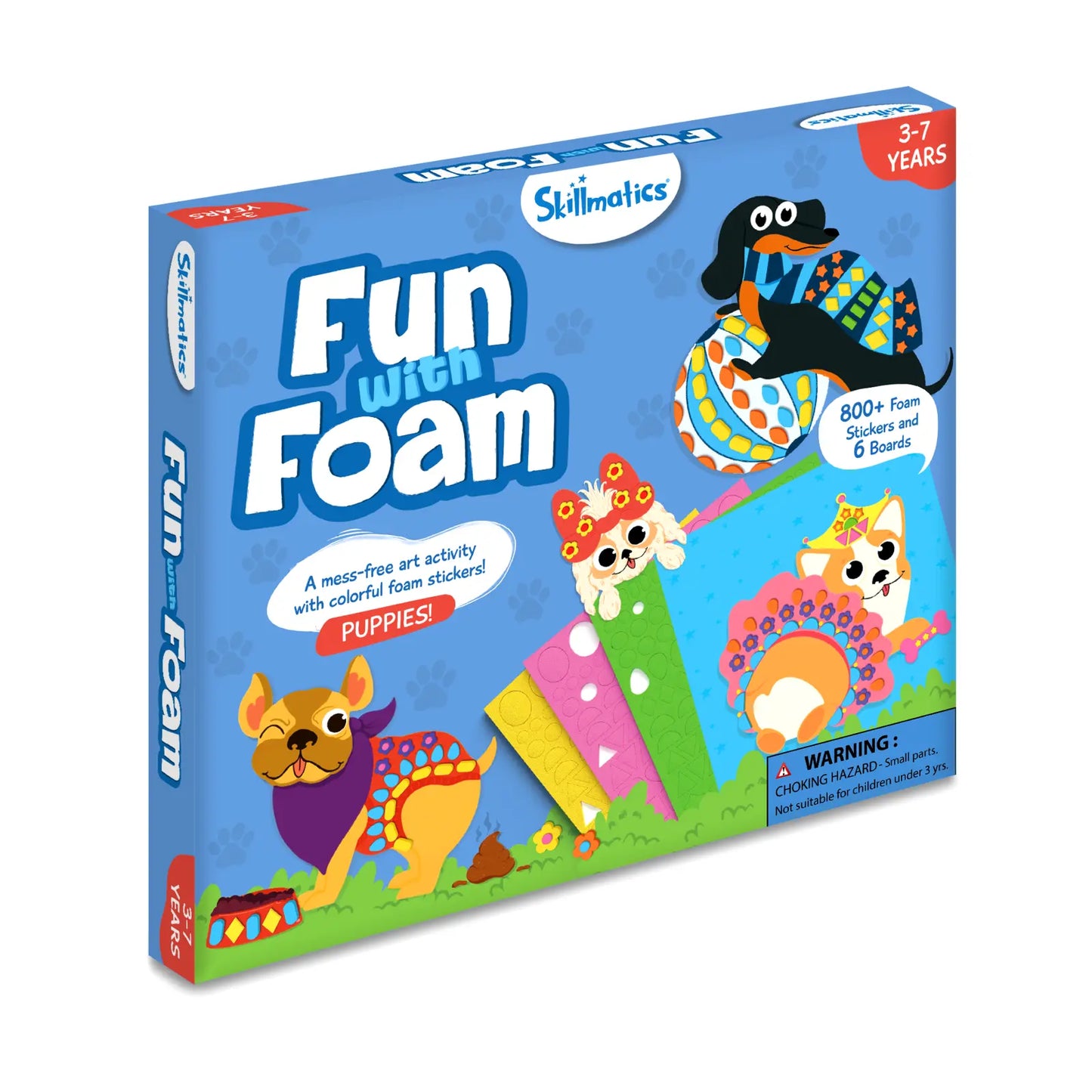 Fun with Foam: Puppies! | No Mess Sticker Art (ages 3-7)