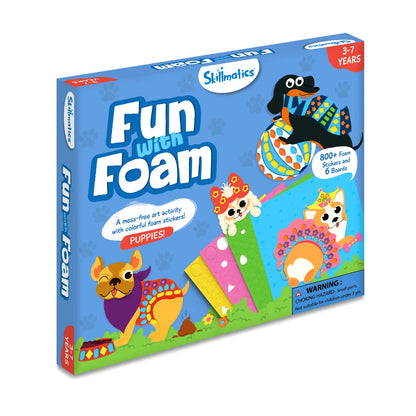 Fun with Foam: Puppies! | No Mess Sticker Art (ages 3-7)