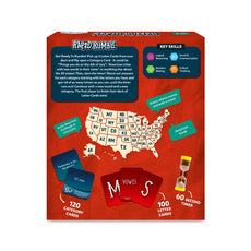 Rapid Rumble board game box for Rapid Rumble: A Trip Around The 50 States product