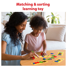 Matching and sorting learning toy from Ready To Spell Spelling Game with Wooden Boards for ages 4-7