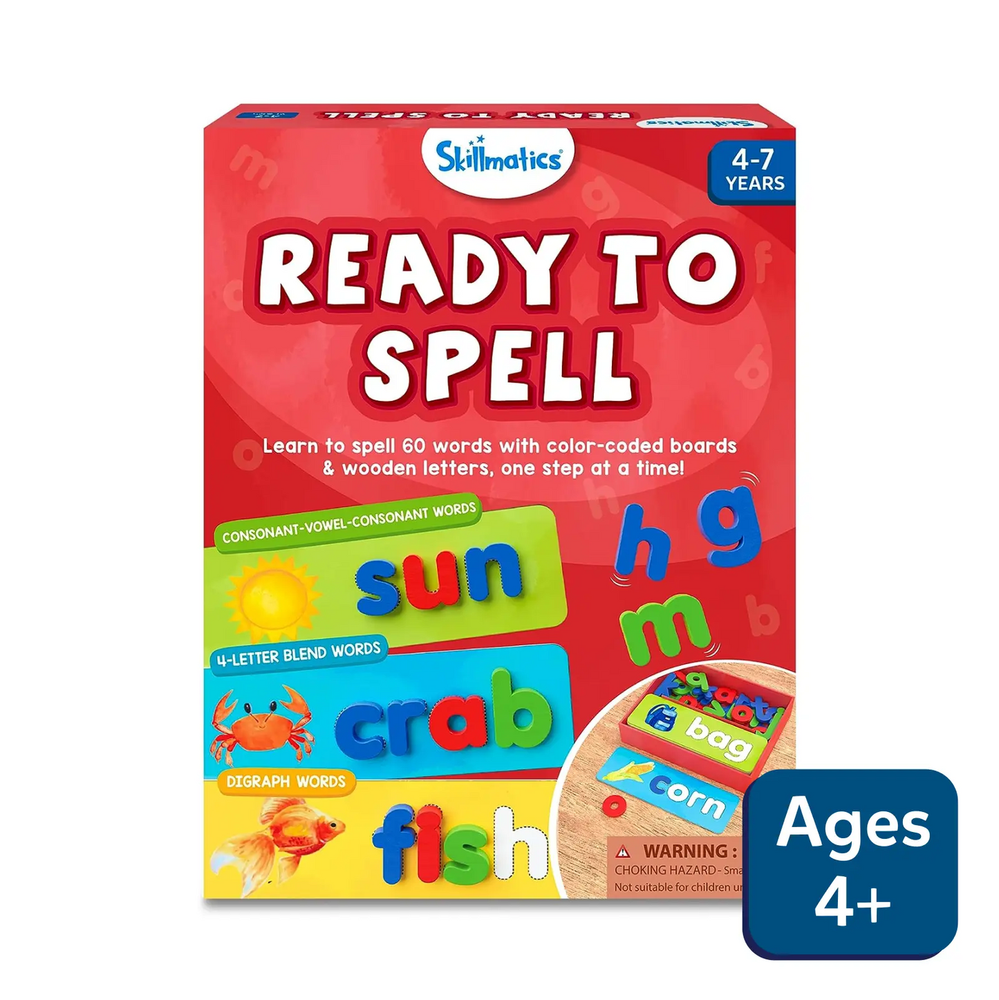 Ready To Spell | Spelling game | Wooden boards (ages 4-7)