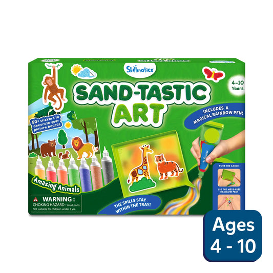 Sand-Tastic Art Animals | Controlled-Mess Sand Art (ages 4-10)