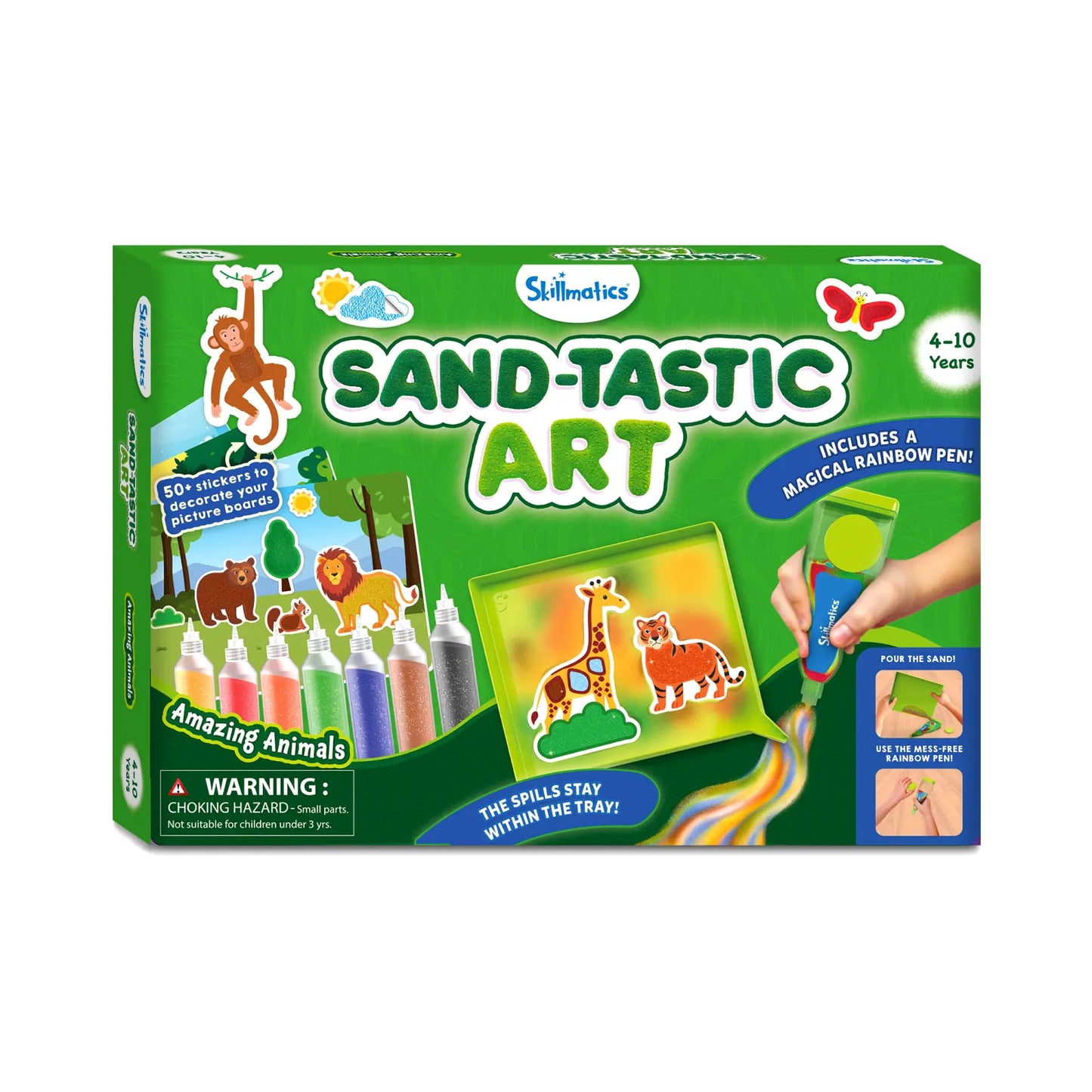 Sand-Tastic Art Animals | Controlled-Mess Sand Art (ages 4-10)