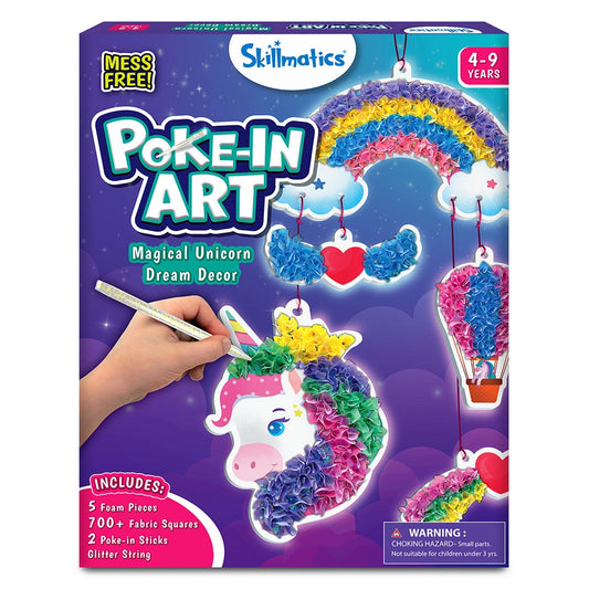 Poke-in Art: Magical Unicorn Dream Decor | Mess-Free Art for Kids (ages 4-9)