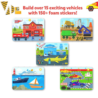 Tangram Twist: Off We Go! | No mess sticker art (ages 4-7)