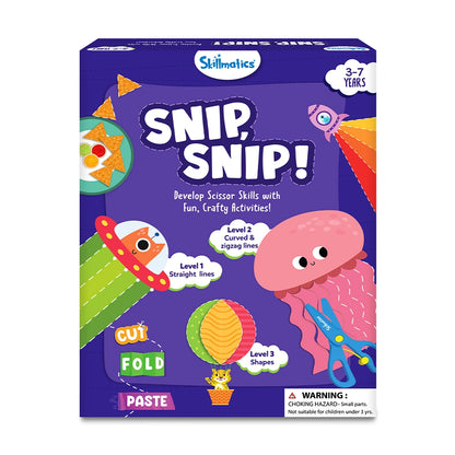 Snip Snip! | Art & Craft Activity Kit (ages 3-7)