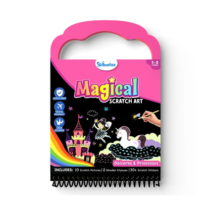 Magical Scratch Art | Unicorns & Princesses (ages 3-8)